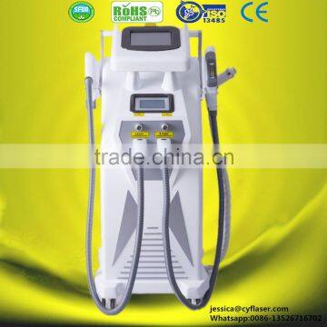 Skin Tightening Multifunctional E-light Beauty Equipment Ipl 590nm Shr Rf Ndyag Laser Breast Hair Removal