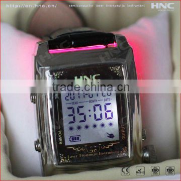 red laser 650nm digital watch for blood sugar glucose treatment physical rehabilitation