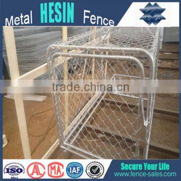 4'x8'x6' Large Galvanzied Dog Kennel