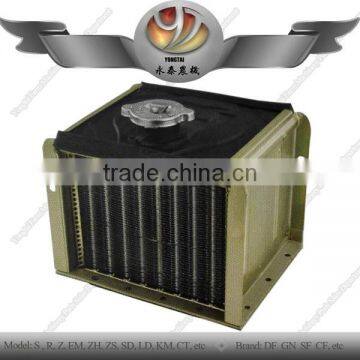 Diesel engine condenser for agriculture tractor