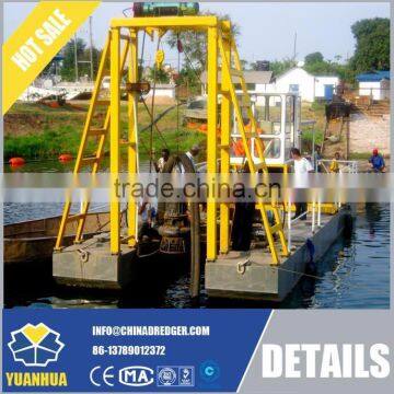 hydraulic mud pump boat for river desilting and sand dredging