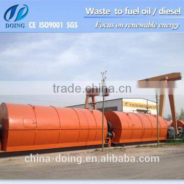 High grade waste tyre oil recycling pyrolysis machine exported to Malaysia