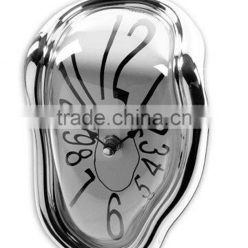 2015 the Newest Quartz Clock Melting Clock Novelty Home Decor Clock Art Clock Shelve Clock Melting Shelf Clock photo-3