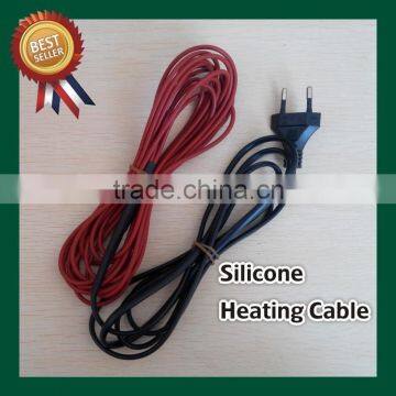 Silicone heating wire cable in water for fish