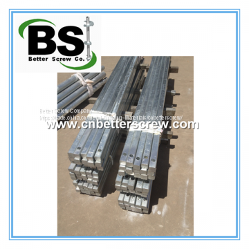 Квадратный вал или сплошная винтовая свая для глубокой фундаментации photo-2