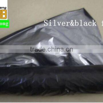 Agricultural black color plastic mulch agriculture silver&black film