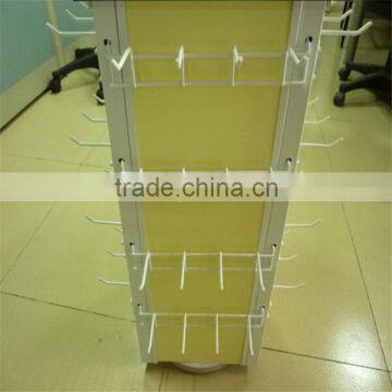 Customized 4-Side Rotating Metal Hook Table Keychain Stand photo-3