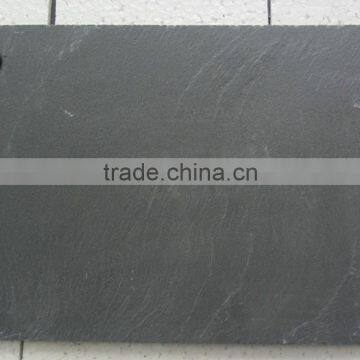 40x30cm slate placemat with black rope