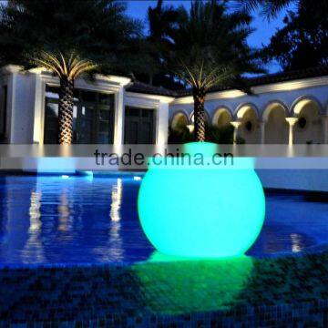 outdoor PE plastic LED garden ball lighting