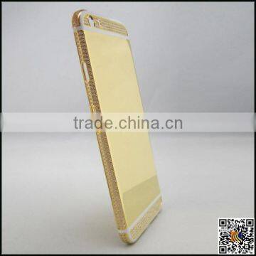 24k Gold Crystal Housing for Iphone 6s,for Iphone 6s Diamond Back Cover,back Cover Housing for Iphone 6s photo-4