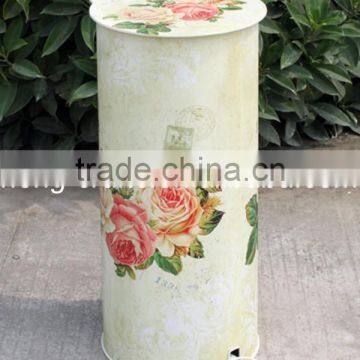 Floor Standing Fancy Metal Garbage Cans
