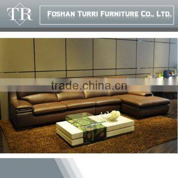 Luxury Furniture Chesterfiled Coner Leather Sofa photo-6