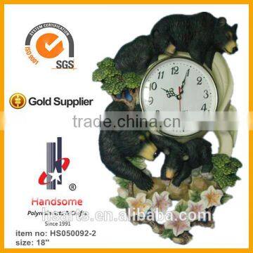 18 Inch Hot Sales Resin Clock 3d Last Supper Carving Wall Art Hanging Decoration photo-3