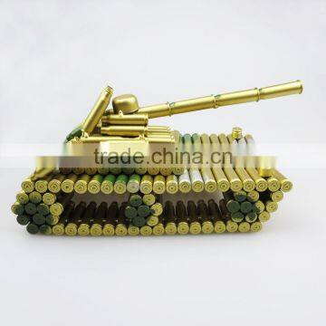 New Arrival Tank Brass Plated Custom Resin Figure photo-3