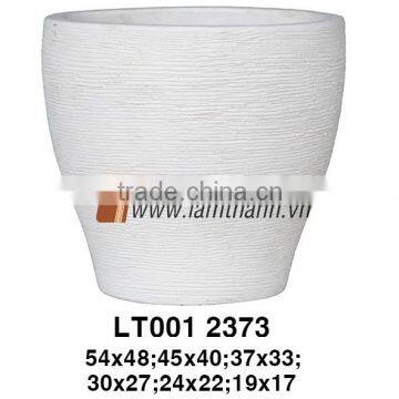 Vietnam Curved Simple Scratch Terracotta Pot
