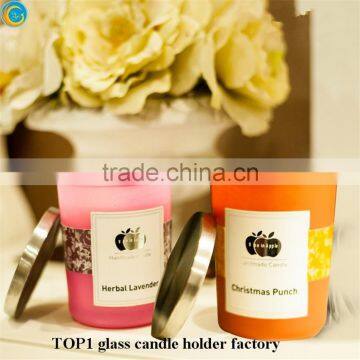 Scented Candles in Glass Jar With Metal Lid for Decoration photo-3