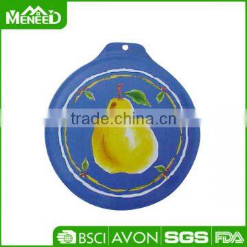Pear printing custom German melamine round plastic cutting board