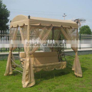 Outdoor gazebo swing