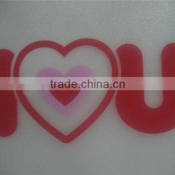 hot sale plastic product romantic red heart for valentines day gifts