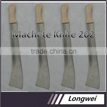 farming sugarcane machete knife with wooden handle for sale