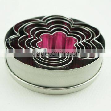 47095 6pcs Flowers Stainless Steel Cookie Cutter Set photo-5