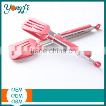 Food Grade Stainless Steel Kitchen Silicone Meat Tong