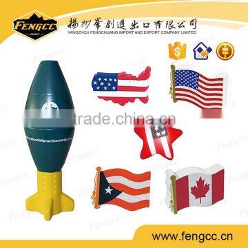 PU foam stress toy / stress ball in country flag shape