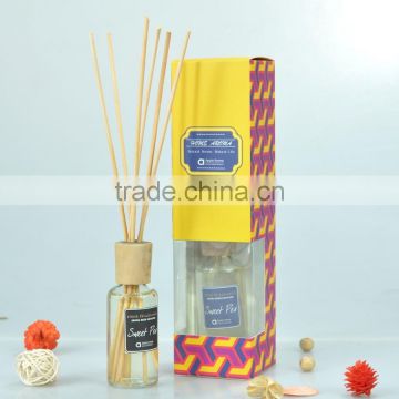 fragrance oil air freshener reed diffuser with wooden cap