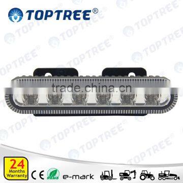 ECE EMC 10-30V 18W 6 Leds Slim Line Red Flash Warning Strobe Light photo-1
