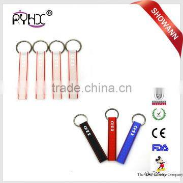 Promotional Gifts Wholesale Silicone GTI 3d Pvc Rubber Keychain photo-6