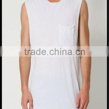 Blank Mens Pocket Singlet Manufacturer