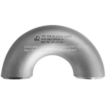 stainless steel seamless 180° elbows  B16.9