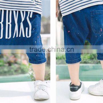 2016 Children New Summer Drop-crotch Pants for Boy photo-2