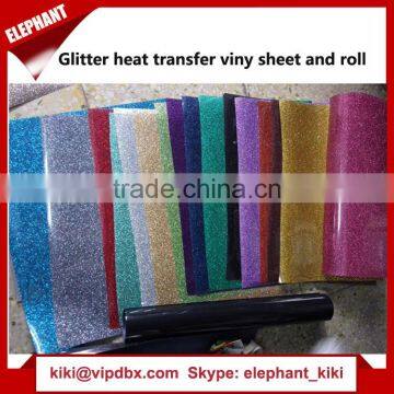 10 inches * 12 inches Glitter sheets heat transfer vinyl no rolls