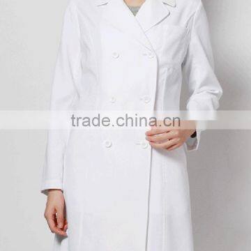 Doctor Gown 100% Cotton or 30% Cotton 70% Polyester White Lab Coat Medical Lab Coat photo-5