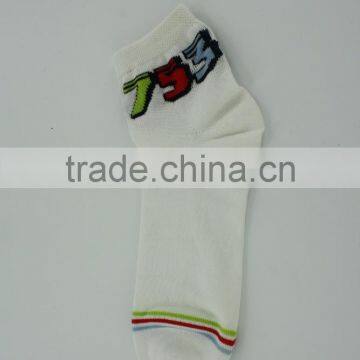 Summer Season White Sneaker Thin Mercerized Cotton Socks Women photo-6