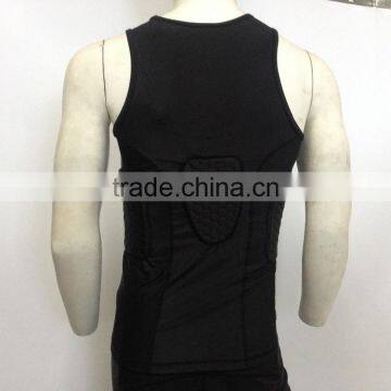 Padded Compression Protective Sport Short Sleeves T Shirt photo-3