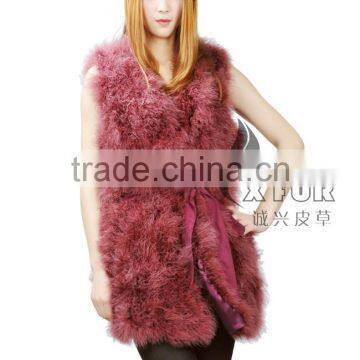 CX-G-B-137B 2017 New Design China Wholesale Womens Real Fur Vest photo-6
