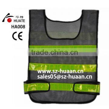 HA-008 Gray Basic Safety Vest With Reflective Tape