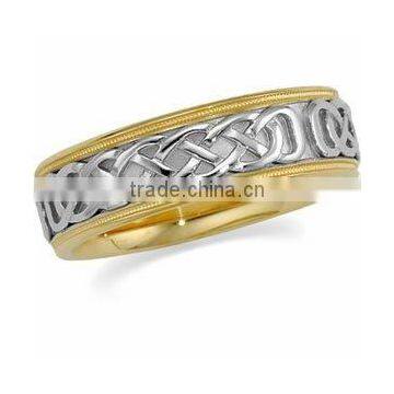 Gold & Silver Filigree Plated Rings