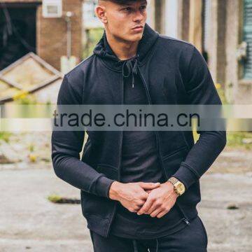 Cheap Custom Hoodie Tracksuit Slim Fit Plain Tracksuit photo-3
