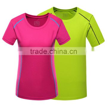 Top selling 2016 popular custom design o-neck quick dry garment,breathable sweat absorbing t-shirts