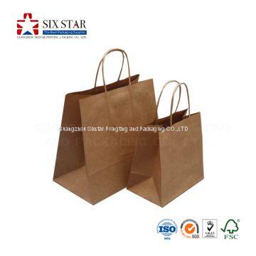 Top Quality Reusable Customized Design Printing Shopping Kraft Paper Bag photo-3