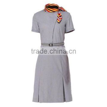 Newest Design Ladies Airline Uniform Air Stewardess Uniform Wholeale photo-5