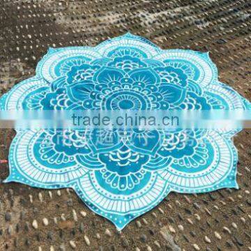 Beach Throw Blanket Yoga Mat Towel Bohemian Round Tapestry Shawl Travel Rug photo-6