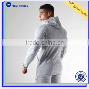Wholesale 2017gym Toggled Hood Men Sweatshirt Zipper Hoodie photo-2