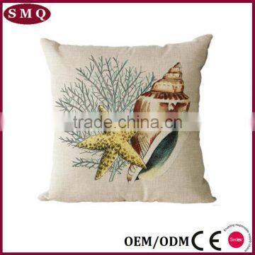 New Design Ocean Plain Linen Pillow Cover photo-3