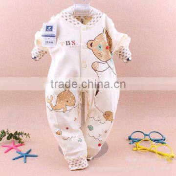 Wholesales Spring Printing Boys Long Sleeve Baby Cotton Rompers Jumpsuit photo-2