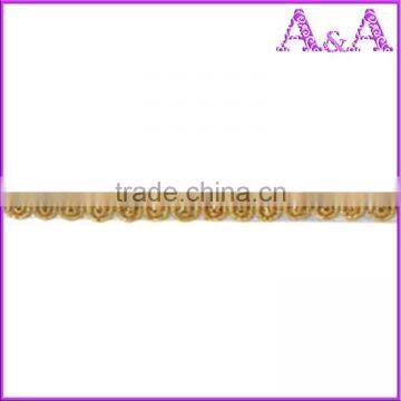 Black Dry Wedding Dress Decorative Trim Materials Fabric Chemical Embroidery With Beads Cord Guipure Bobbin Lace photo-5