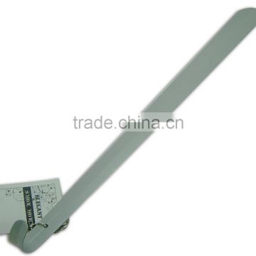 Grey popular decorative plastic handle shoe horn